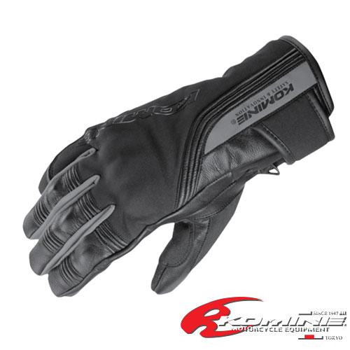 GK-837  PROTECT MID WINTER GLOVES #BLACK-SILVER