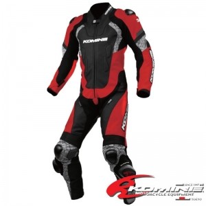 S-52 RACING LEATHER SUIT #RED-BLACK