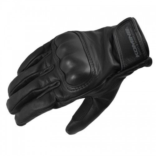 모토샵,GK-252 Protect Goat Leather Gloves #BLACK