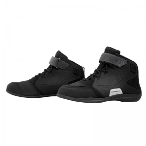 BK-088 WATERPROOF RIDING SHOES #SOLID-BLACK