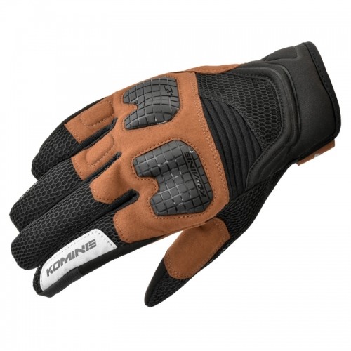 모토샵,GK-250 3D Mesh Protect Gloves #BLACK-BROWN