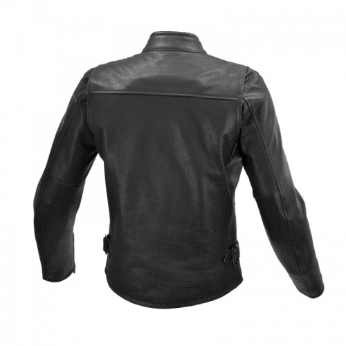 모토샵,LJ-538 Vented Single Riders Leather Jacket #BLACK